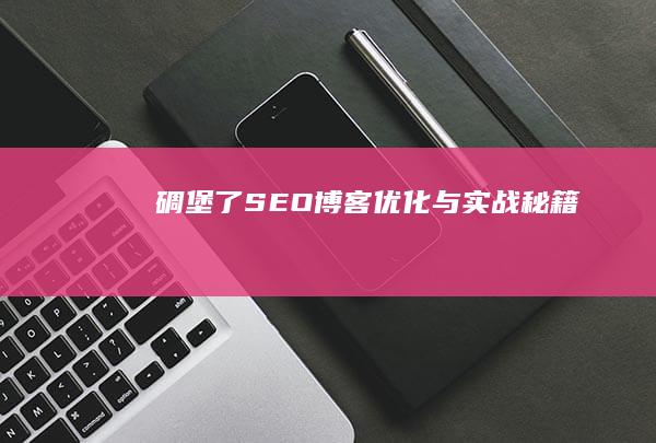 碉堡了SEO：博客优化与实战秘籍